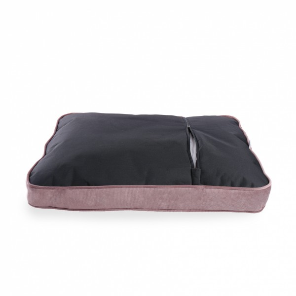 MATELAS DEHOUSSABLE pour chien et chat Collection ROYALE couleur rose MARTIN SELLIER