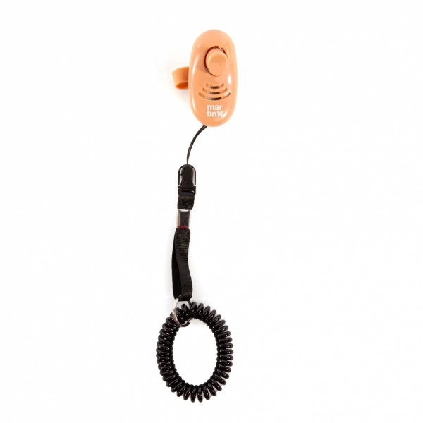CLICKER DE DRESSAGE pour chien POIGNEE JAUNE MARTIN SELLIER