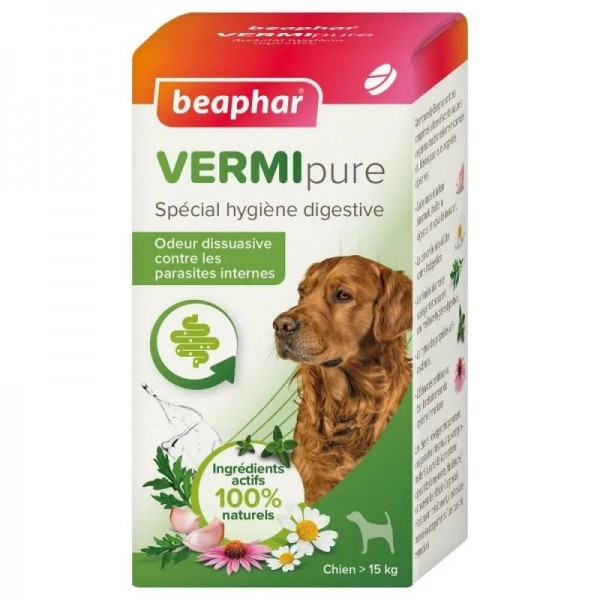 COMPRIMES PURGE AUX PLANTES pour chien et chiot BEAPHAR