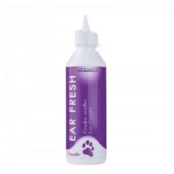 POUDRE EPILATION OREILLES pour chien EAR FRESH DIAMEX