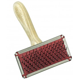 CARDE DEMELAGE pour chien GRAND MODELE MANCHE EN BOIS VIVOG-DOGFRENCHTOUCH