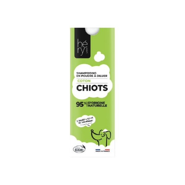 SHAMPOOING POUDRE A DILUER pour chiots HERY
