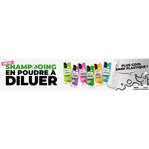 LOT DE 6 BOUTEILLES DE DILUTION pour shampooings en poudre à diluer HERY