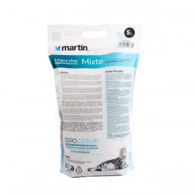 LITIERE AGGLOMERANTE pour chat LOT DE 4 ZERO ODEUR MARTIN SELLIER - DOGFRENCHTOUCH