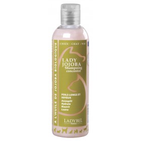 SHAMPOOING FOURRURES LONGUES pour chien et chat LADY JOJOBA LADYBEL - DOGFRENCHTOUCH