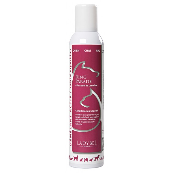 SPRAY DEMELANT CONDITIONNEUR pour chien et chat RING PARADE LADYBEL - DOGFRENCHTOUCH