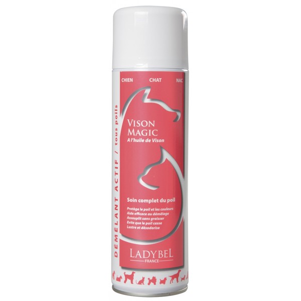 SPRAY CONDITIONNEUR pour chien et chat VISON MAGIC LADYBEL - DOGFRENCHTOUCH