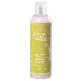 APRES SHAMPOOING pour chien et chat JOJOBA CREME LADYBEL - DOGFRENCHTOUCH