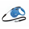 LAISSE NEW CLASSIC pour chiens avec cordon BLEU FLEXI