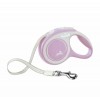 LAISSE RETRACTABLE NEW COMFORT pour chien avec sangle ROSE FLEXI-DOGFRENCHTOUCH