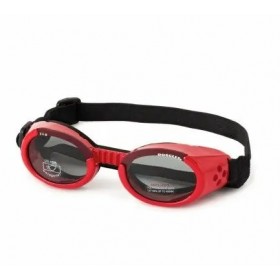 LUNETTES DE SOLEIL pour chien ROUGE PROTECTION UV-DOGFRENCHTOUCH