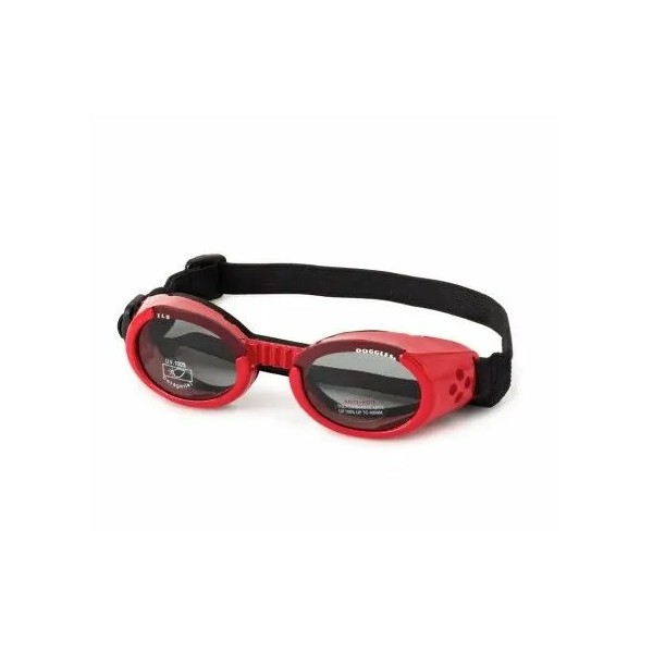 LUNETTES DE SOLEIL pour chien ROUGE PROTECTION UV-DOGFRENCHTOUCH