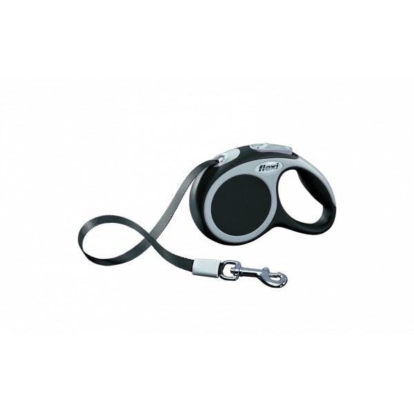 LAISSE RETRACTABLE pour chien VARIO avec sangle ANTHRACITE FLEXI -DOGFRENCHTOUCH