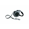 LAISSE RETRACTABLE pour chien VARIO avec sangle ANTHRACITE FLEXI -DOGFRENCHTOUCH