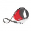 LAISSE RETRACTABLE pour chien COMFORT COMPACT avec sangle rouge FLEXI - DOGFRENCHTOUCH