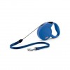 LAISSE RETRACTABLE pour chien CLASSIC LONG avec cordon bleu FLEXI - DOGFRENCHTOUCH