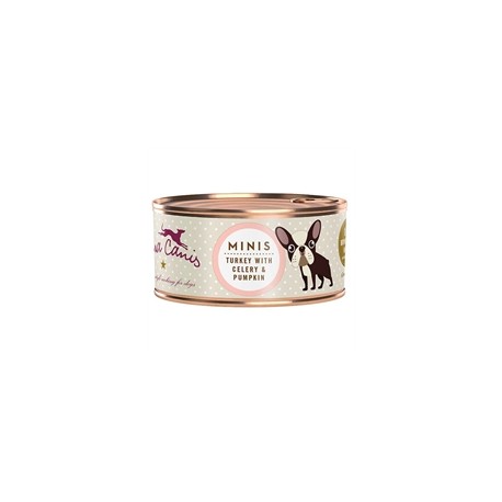 Patée pour Mini Chien à la Dinde 18x100g Grain Free TERRA CANIS