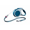 LAISSE RETRACTABLE pour chien VARIO avec cordon BLEU FLEXI - DOGFRENCHTOUCH