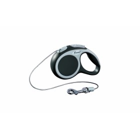 LAISSE RETRACTABLE pour chien VARIO avec cordon ANTHRACITE FLEXI - DOGFRENCHTOUCH
