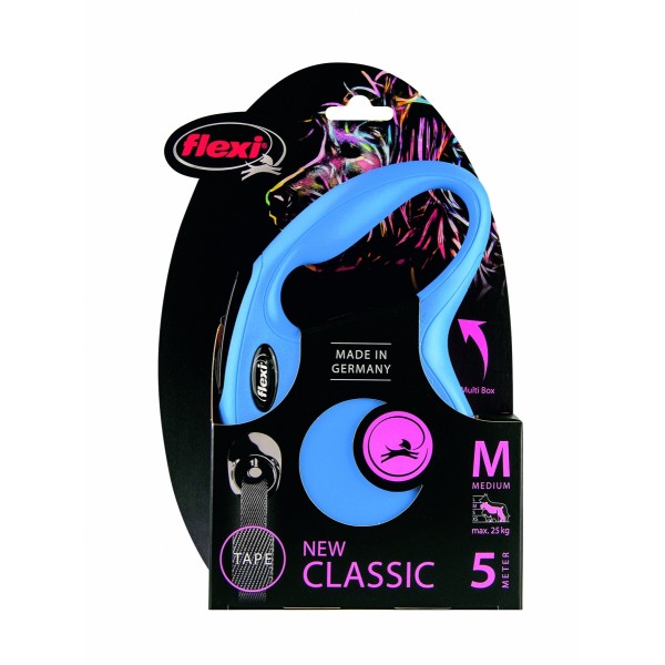 copy of LAISSE NEW CLASSIC pour chiens avec cordon BLEU FLEXI