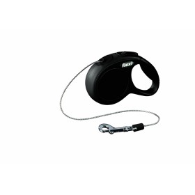 LAISSE RETRACTABLE NEW CLASSIC pour chiens avec cordon NOIR FLEXI-DOGFRENCHTOUCH