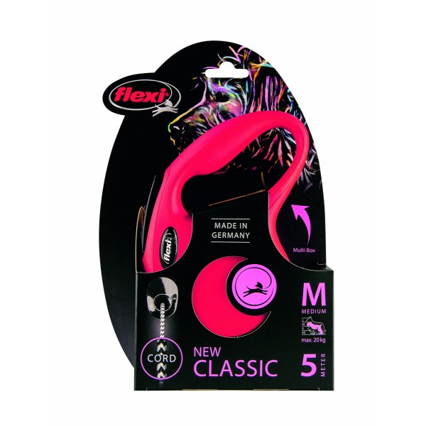 copy of LAISSE NEW CLASSIC pour chiens avec cordon BLEU FLEXI