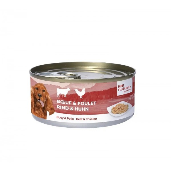 PATEE pour chien BUBI NATURE boeuf et poulet 150 g BUBIMEX - DOGFRENCHTOUCH