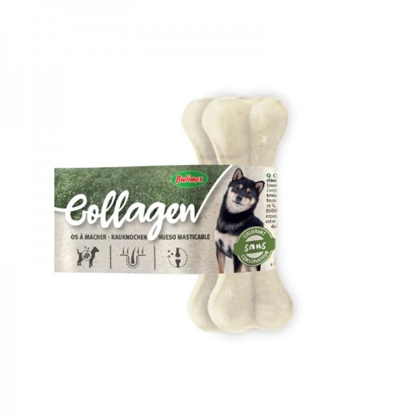 FRIANDISE pour chien OS A MACHER COLLAGENE BUBIMEX - DOGFRENCHTOUCH