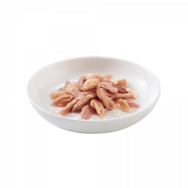 SACHETS PATEE pour chat THON et filets de POULET en gelée 6x85g SCHESIR - DOGFRENCHTOUCH