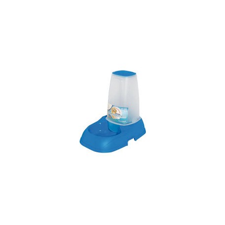 Distributeur de croquettes 1,5 litre pour chiens et chats bleu VIVOG