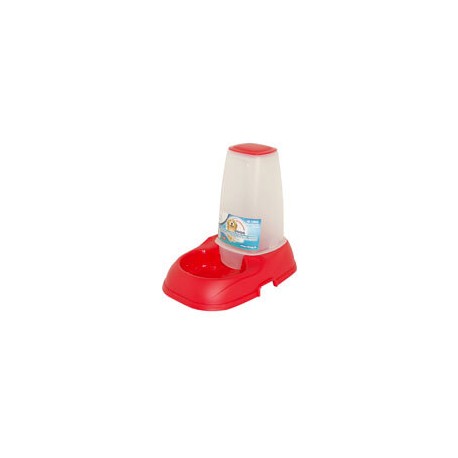 Distributeur d’eau 1,5 litre pour chiens et chats rouge VIVOG