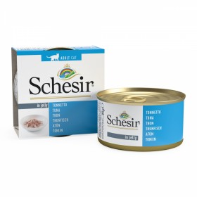 PATEE pour chat THON en gelée 14x85g SCHESIR - DOGFRENCHTOUCH