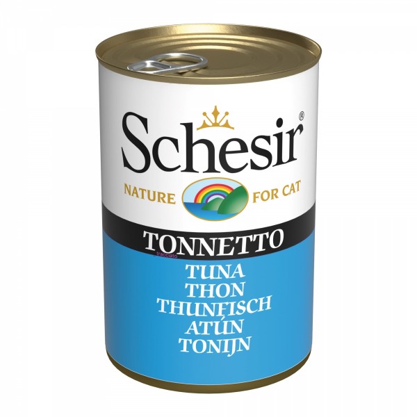 PATEE pour chat THON en gelée 6x140g SCHESIR - DOGFRENCHTOUCH