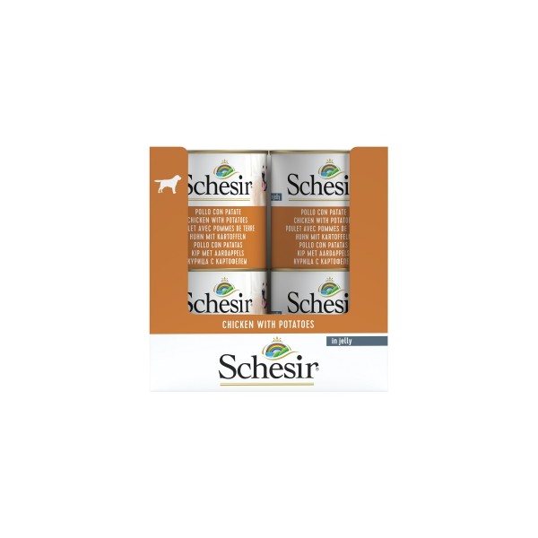 PATEE pour chien POULET POMMES DE TERRE 16x285g SCHESIR - DOGFRENCHTOUCH