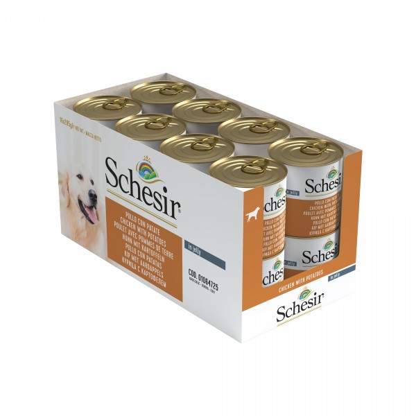 PATEE pour chien POULET POMMES DE TERRE 16x285g SCHESIR - DOGFRENCHTOUCH
