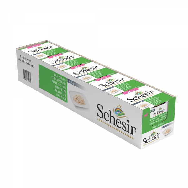PATEE pour chiot POULET ALOES 10x150g SCHESIR - DOGFRENCHTOUCH