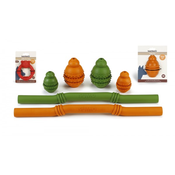 Jouet rugby SUMO résistant hygiène dentaire BEEZTEES