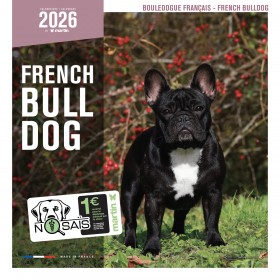 CALENDRIER chien 2026 BOULEDOGUE FRANCAIS MARTIN SELLIER-DOGFRENCHTOUCH