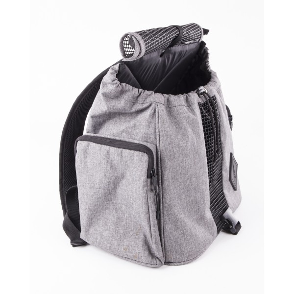 SAC VENTRAL pour chien et chat Collection CROISETTE couleur gris MARTIN SELLIER-DOGFRENCHTOUCH