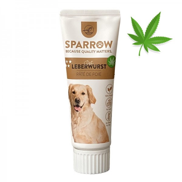 FRIANDISE AU CBD pour chien PATE DE FOIE SPARROW-DOGFRENCHTOUCH