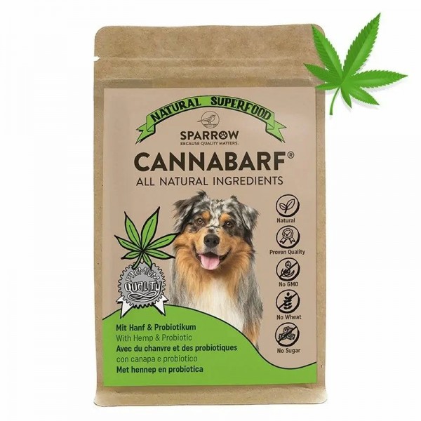 FRIANDISE AU CBD pour chien CANNABARF SPARROW-DOGFRENCHTOUCH