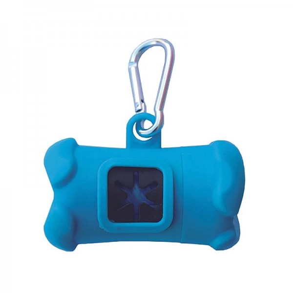 DISTRIBUTEUR SACHETS RAMASSE CROTTES pour chiens forme os FREEDOG-DOGFRENCHTOUCH