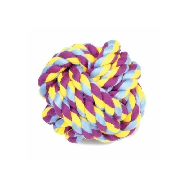 copy of Anneau fluo avec corde de 8 cm pour chien FLAMINGO