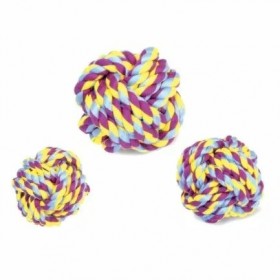 copy of Anneau fluo avec corde de 8 cm pour chien FLAMINGO