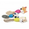 JOUET pour chien PELUCHE sonore avec caoutchouc-DOGFRENCHTOUCH