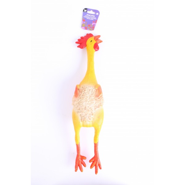 JOUET pour chien POULET en latex 38cm MARTIN SELLIER-DOGFRENCHTOUCH