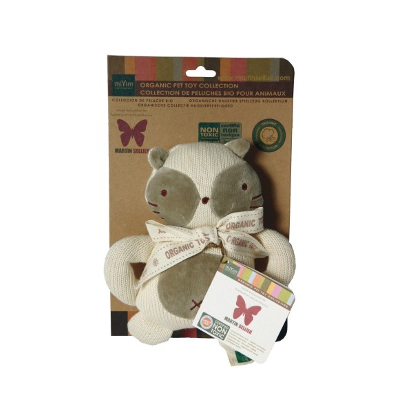 JOUET pour chien PELUCHE bio CHAT SIMPLY FIDO-DOGFRENCHTOUCH