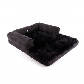 SOFA DEHOUSSABLE pour chien ou chat collection TOUDOUDOU couleur noir MARTIN SELLIER-DOGFRENCHTOUCH