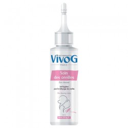 Lait soin des oreilles pour chiens et chat - huiles essentielles - Vivog
