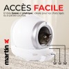LITIERE AUTOMATIQUE pour chat 65L MARTIN SELLIER-DOGFRENCHTOUCH